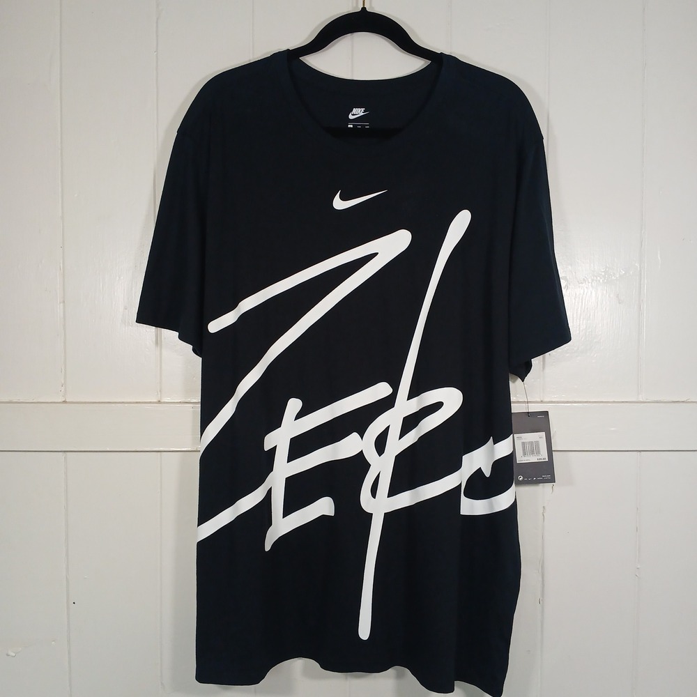 Nike T-Shirt Mens XXL Black Zero Graphic Short Sleeve 898204-010